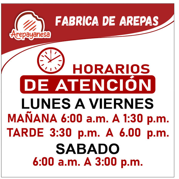 Nuestros horarios